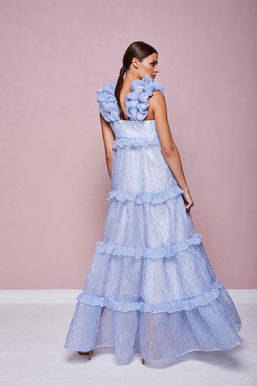 MAXI DRESS WITH RUFFLES