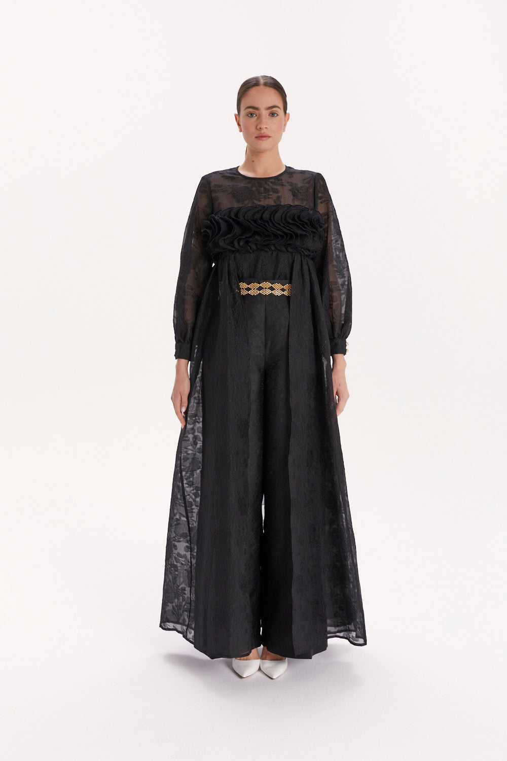 WIDE-LEG TAILORED TROUSERS