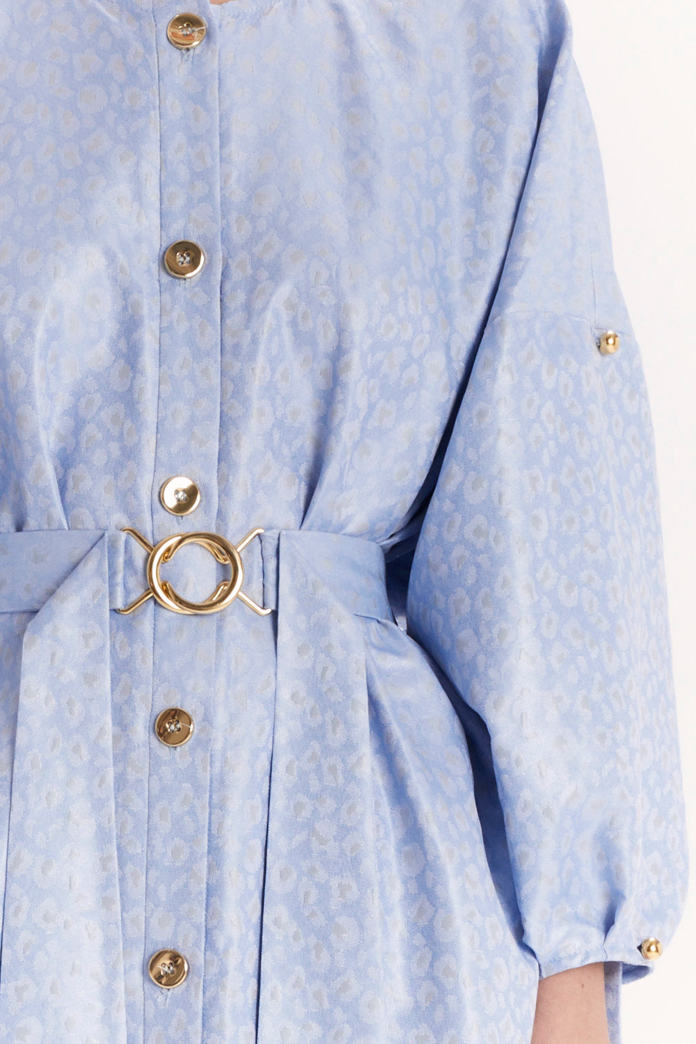 LONG BLOUSE WITH A BELT