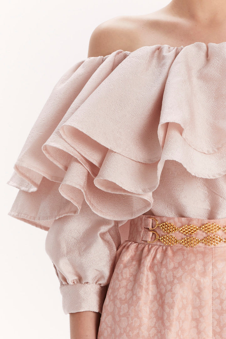 CIGARETTE TROUSERS WITH A DECORATIVE BELT