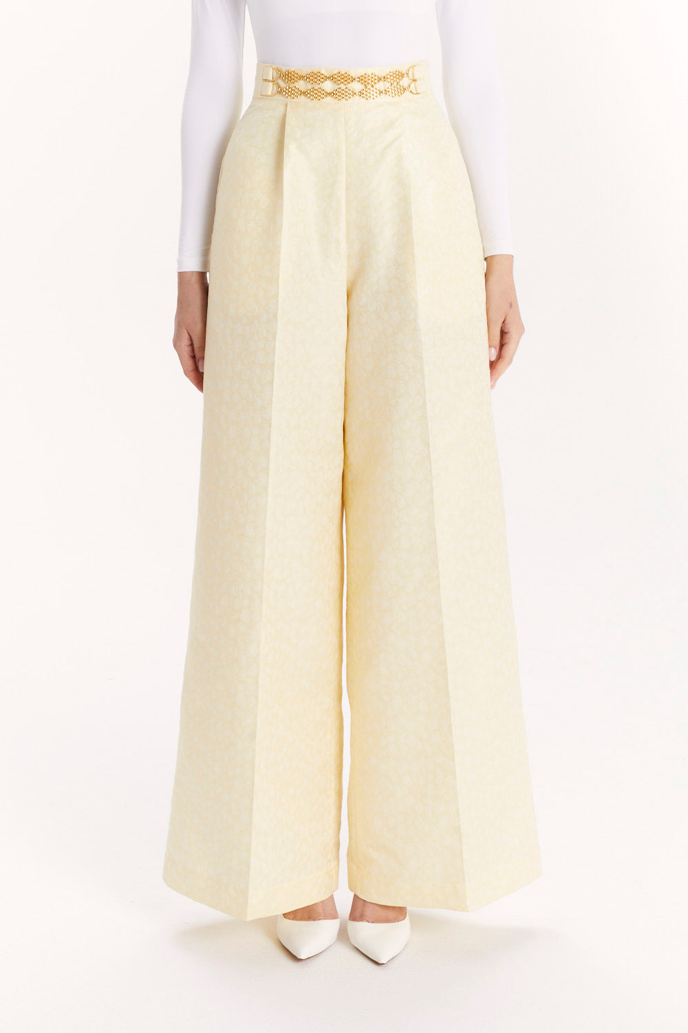 WIDE-LEG TAILORED TROUSERS