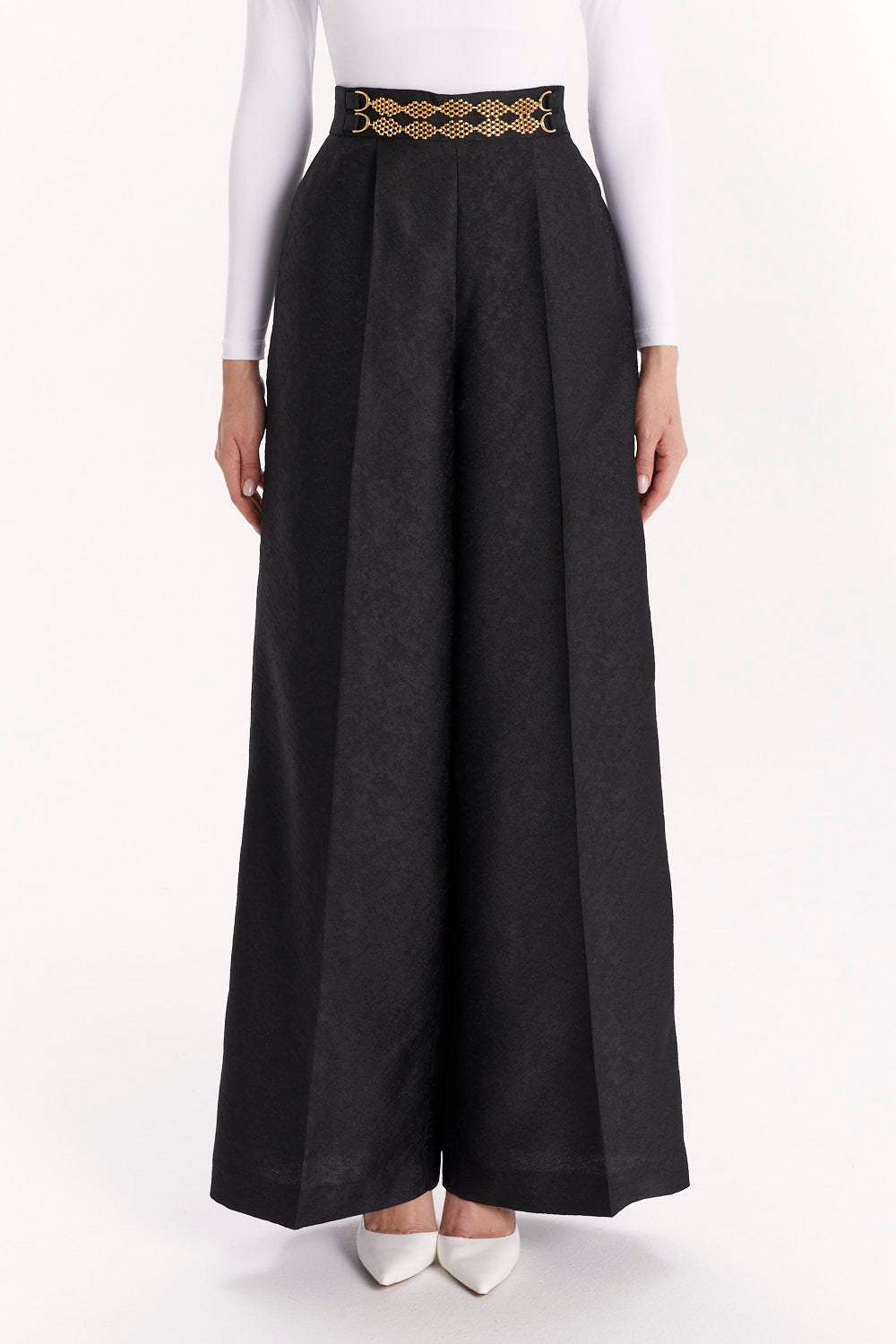 WIDE-LEG TAILORED TROUSERS