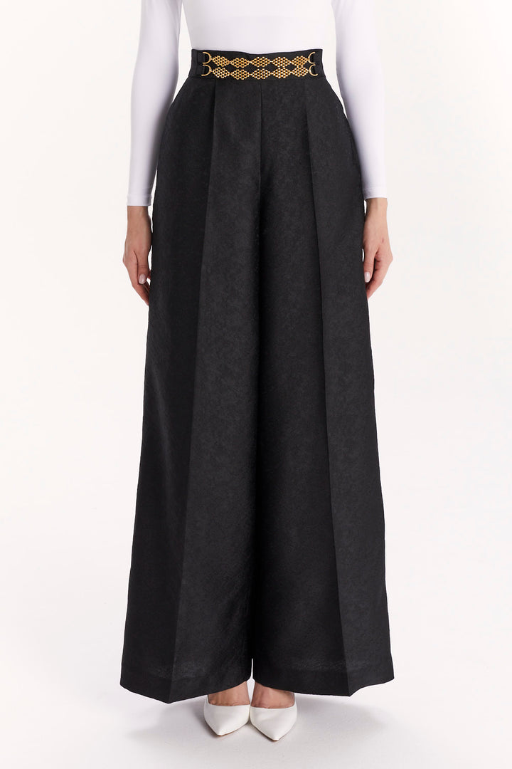 WIDE-LEG TAILORED TROUSERS