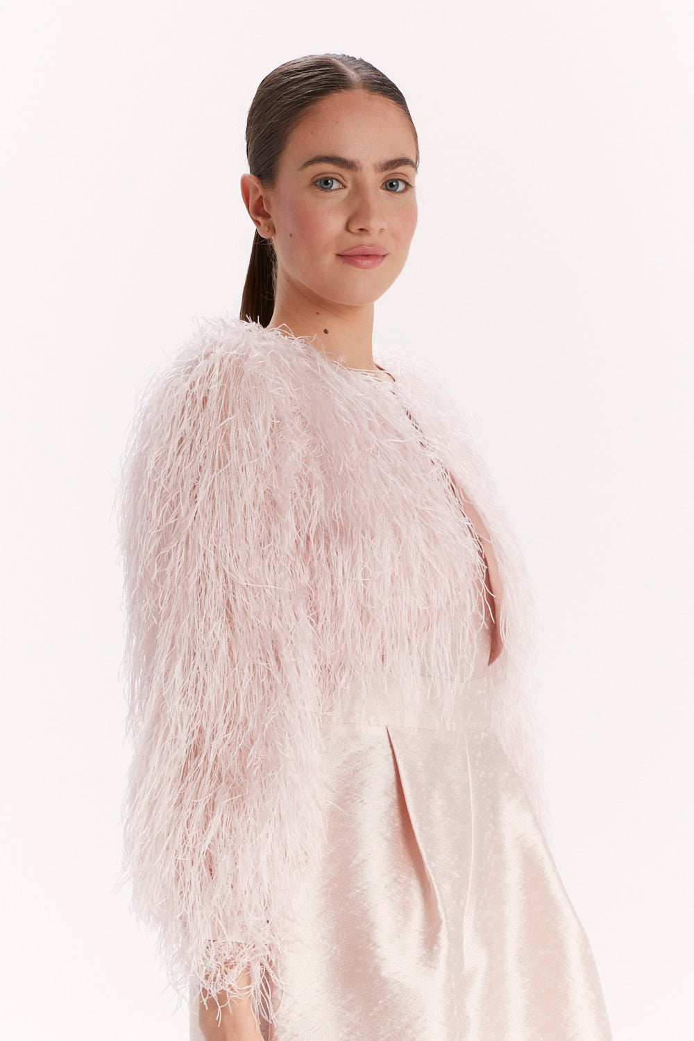 JUMPSUIT WITH OVERLAY AND WIDE LEGS