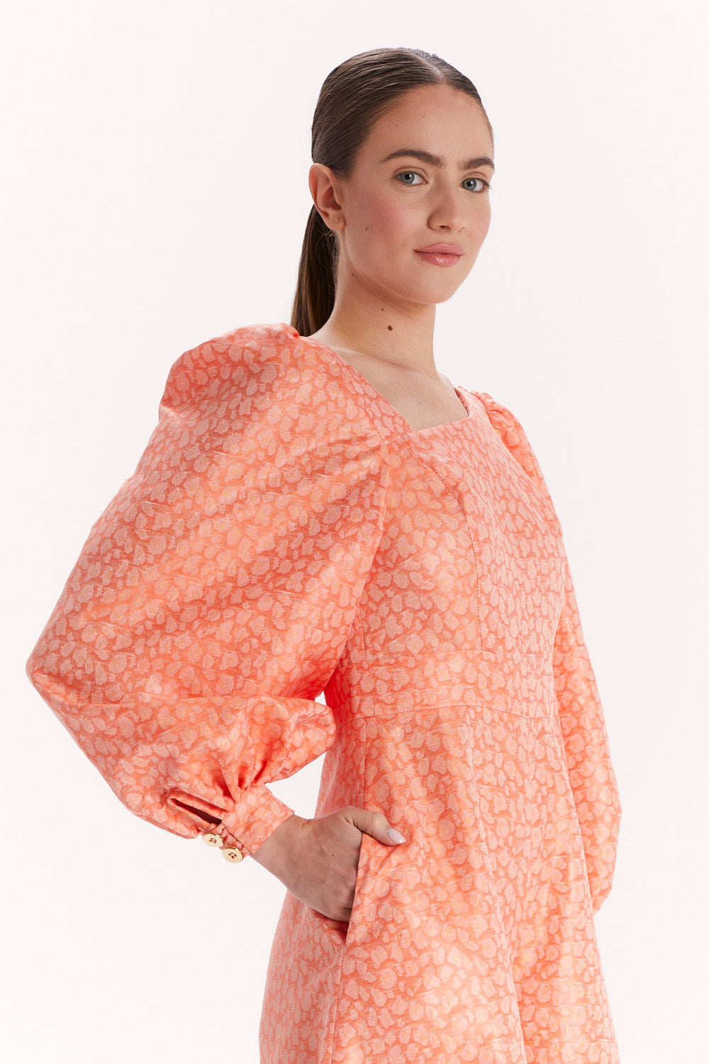 JUMPSUIT WITH AN ASYMMETRICAL NECKLINE AND WIDE LEGS