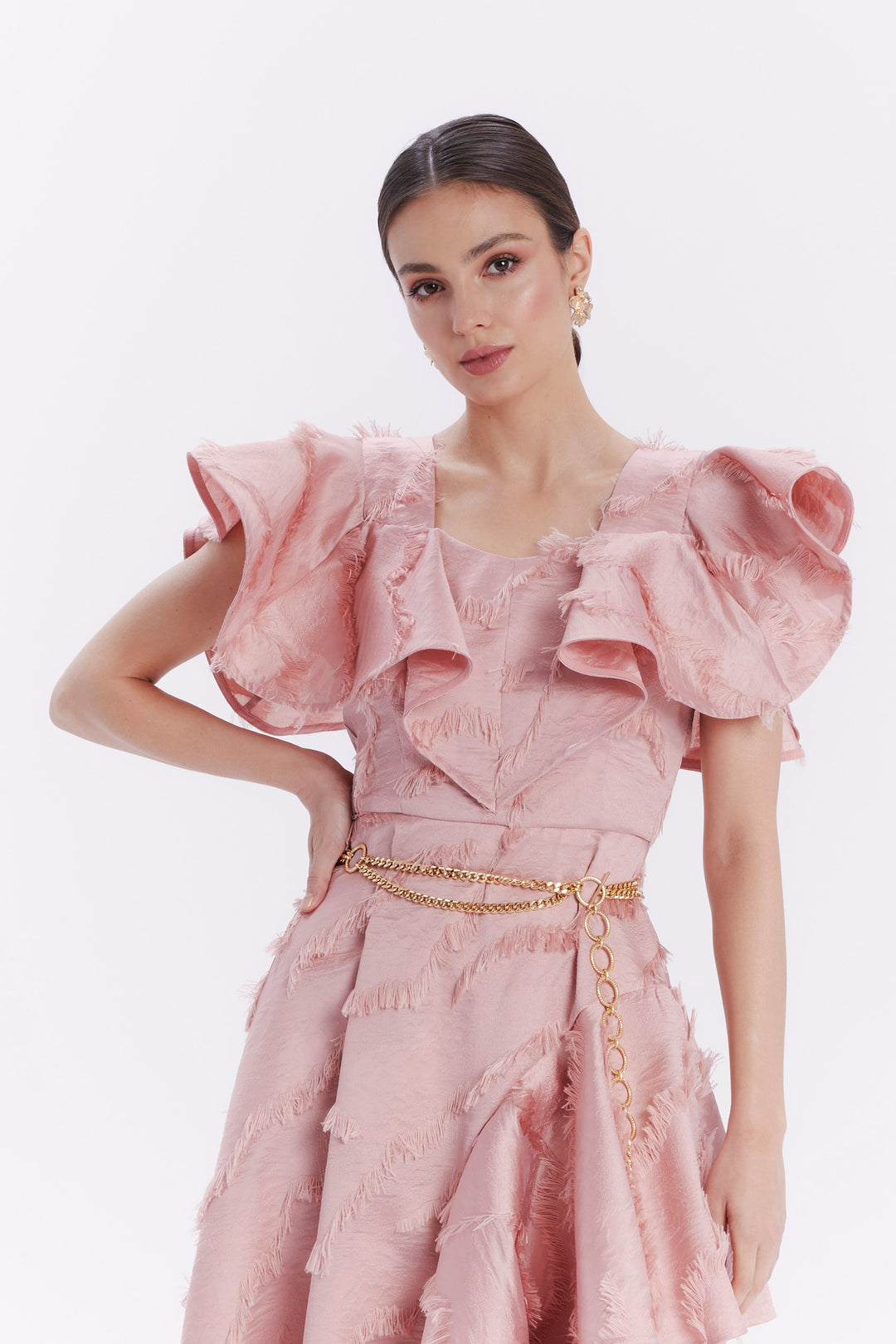 MALIA DRESS WITH FRINGES