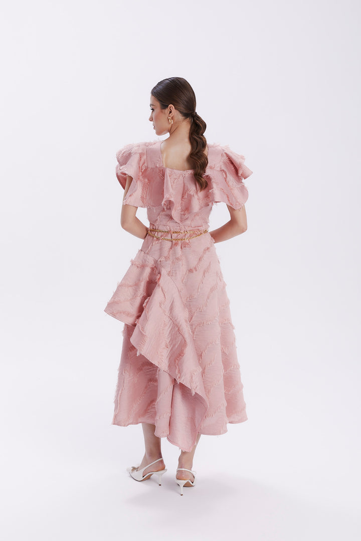 MALIA DRESS WITH FRINGES