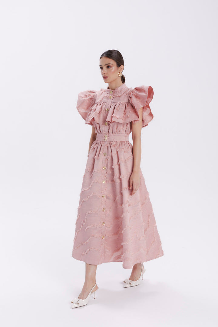 SUKIENKA ISLA ZAPINANA NA GUZIKI