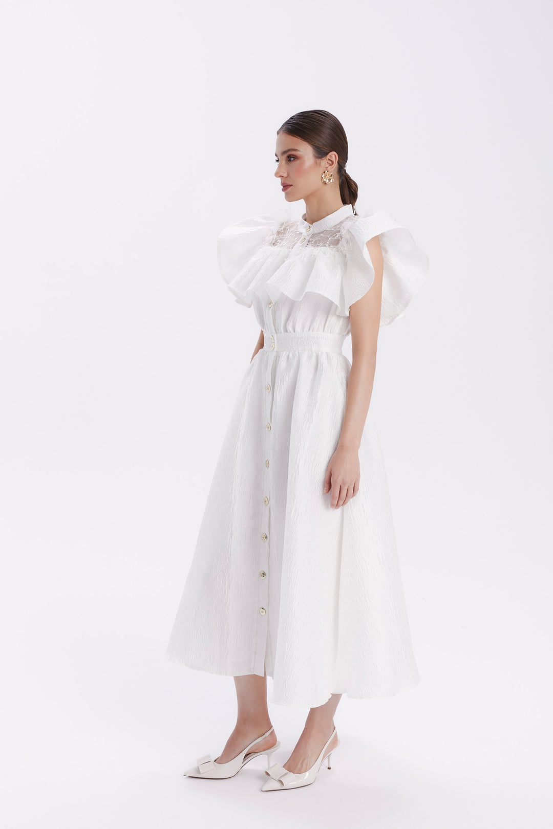 ORIANA ROMANTIC MIDI DRESS