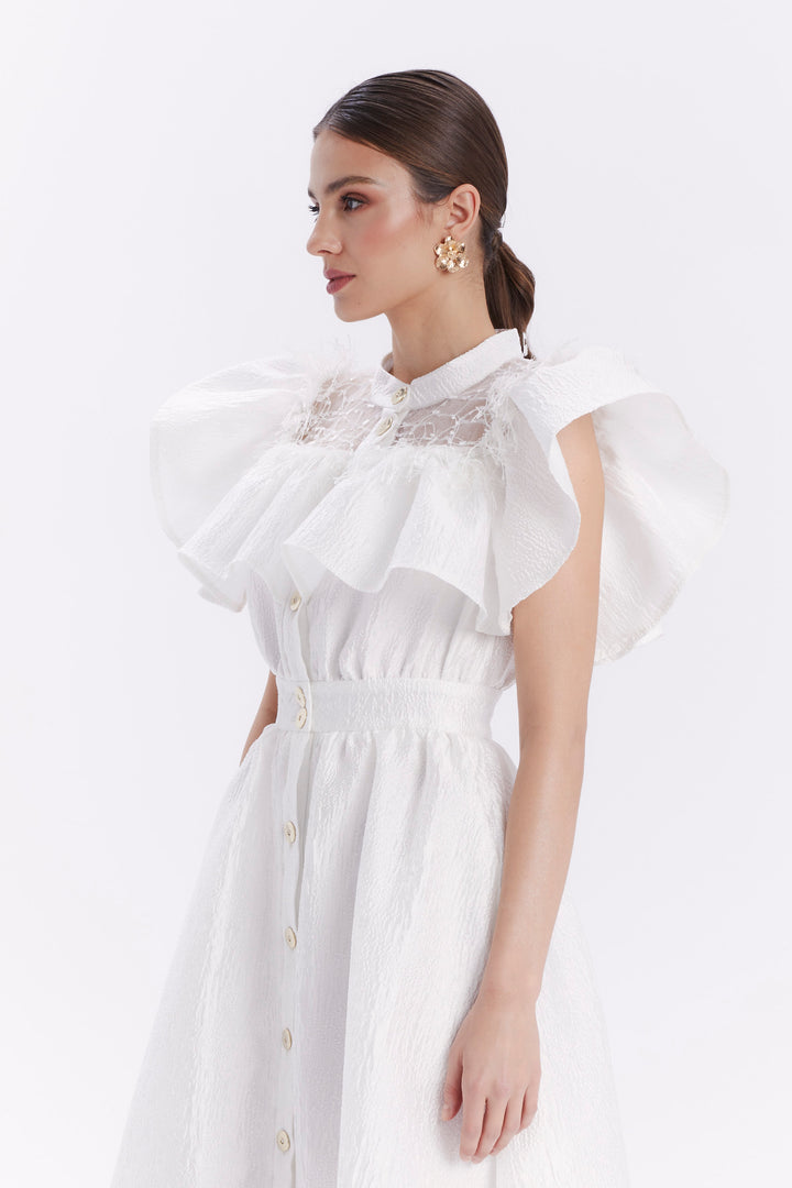 ORIANA ROMANTIC MIDI DRESS
