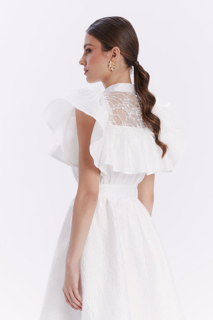 ORIANA ROMANTIC MIDI DRESS
