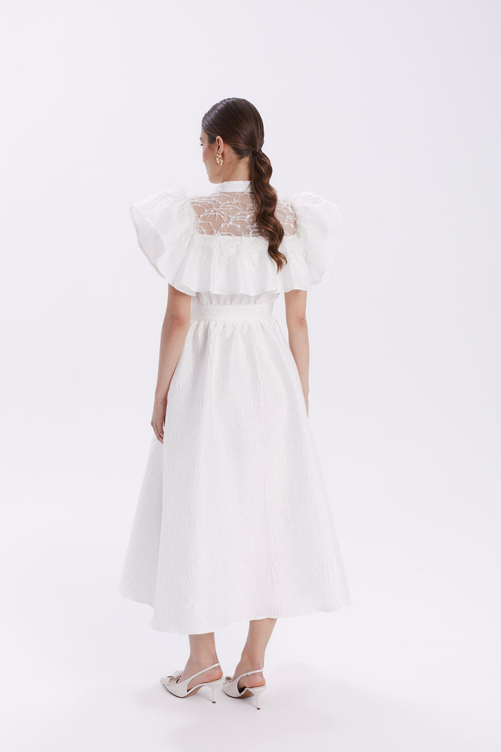 ORIANA ROMANTIC MIDI DRESS
