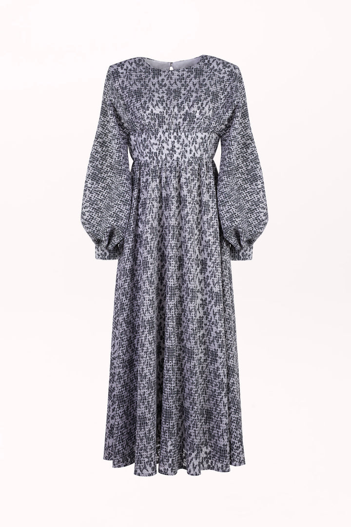 LACE DRESS WITH CORSET DETAIL