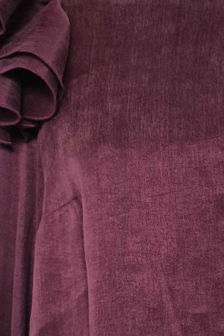 ERARA BLOUSE WITH RUFFLES ON THE SHOULDERS