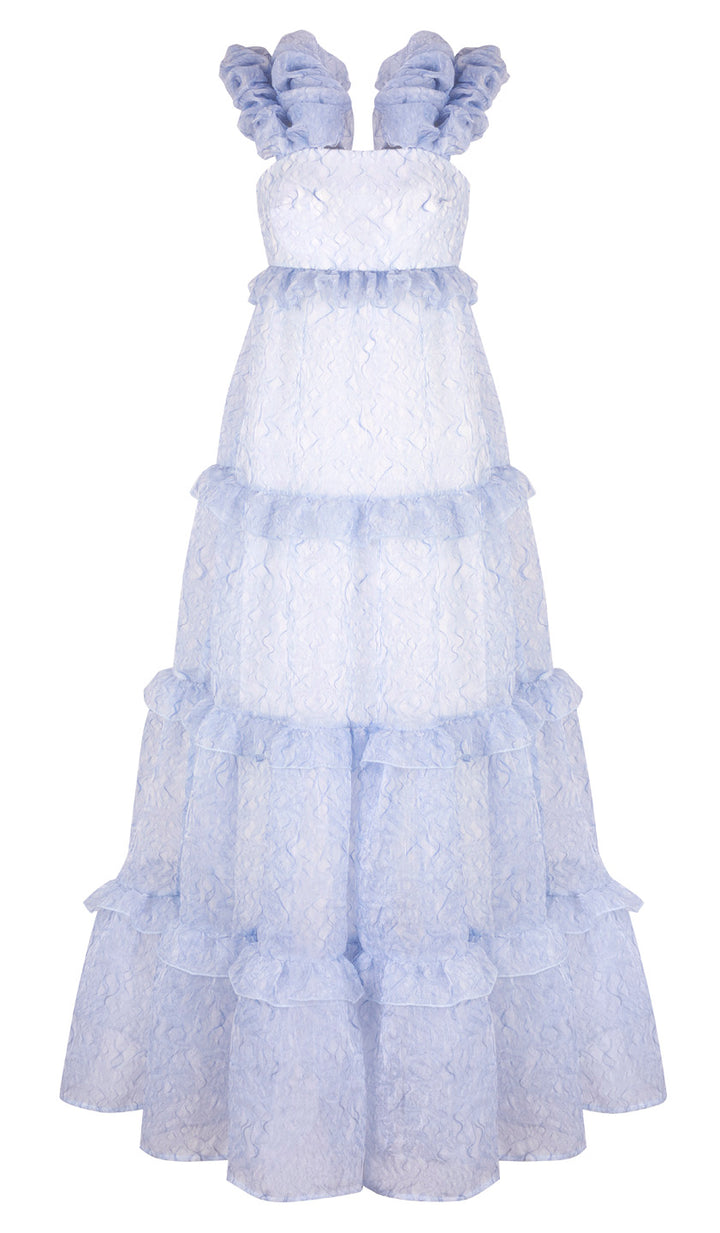 MAXI DRESS WITH RUFFLES