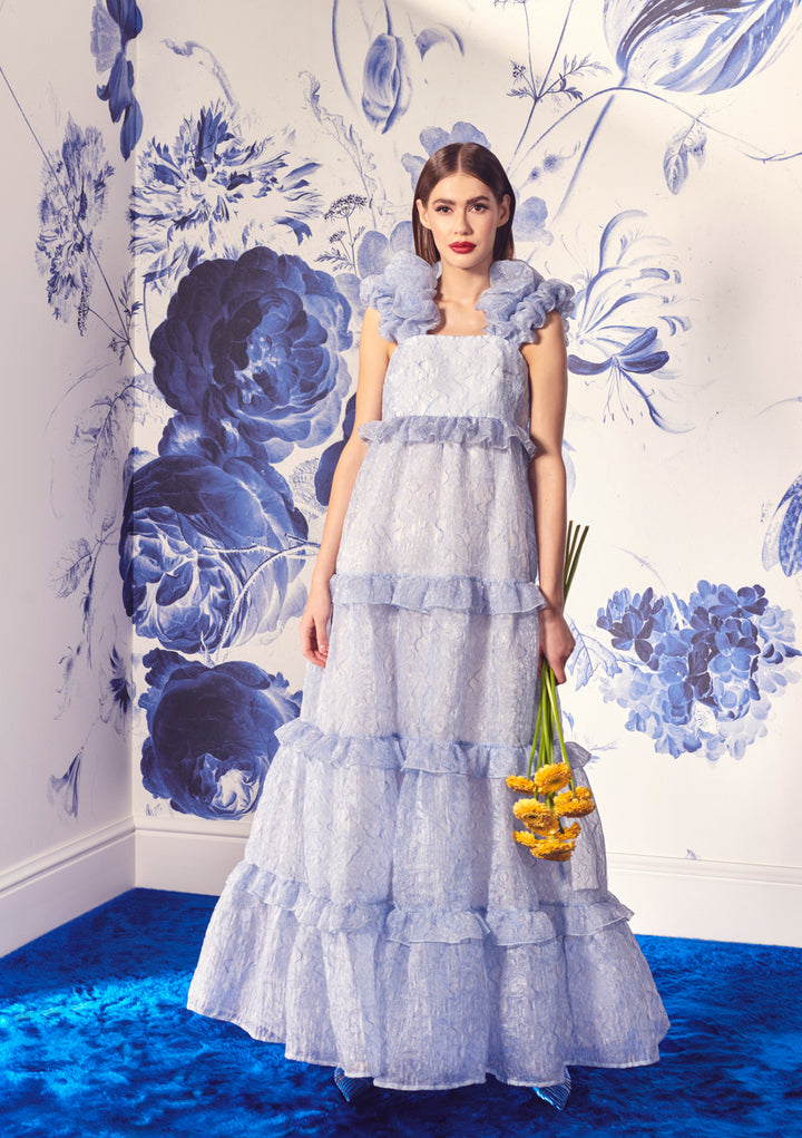 MAXI DRESS WITH RUFFLES