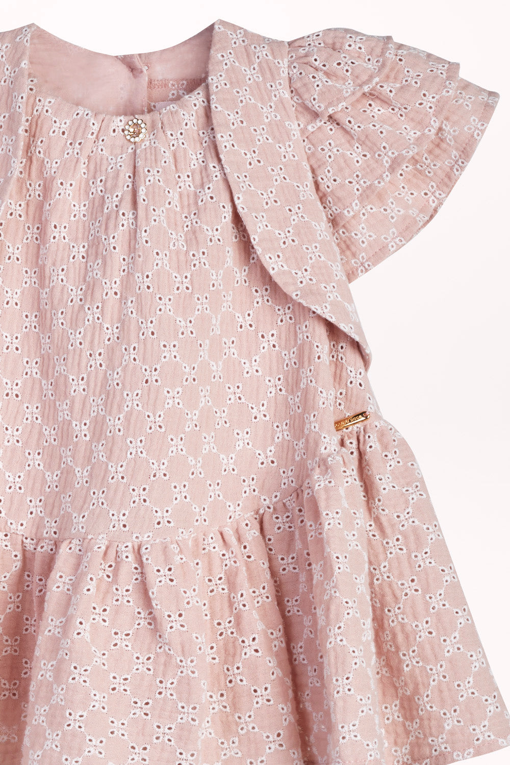 DRESS WITH EMBROIDERED FLOWERS