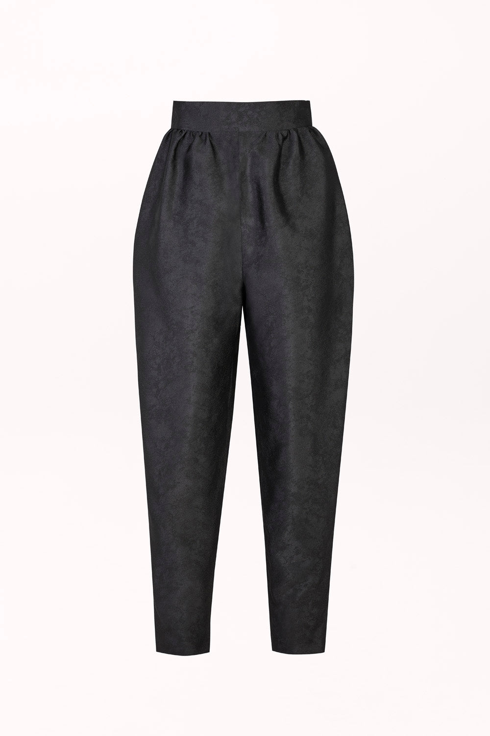 CLASSIC HIGH-WAISTED CIGARETTE PANTS