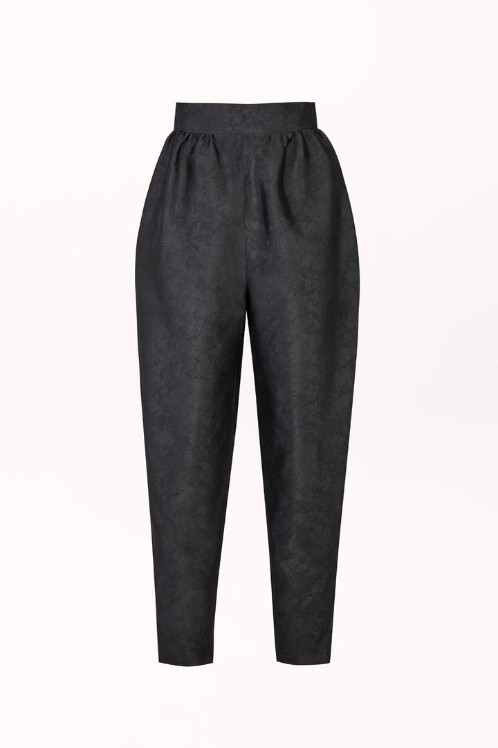 CLASSIC HIGH-WAISTED CIGARETTE PANTS
