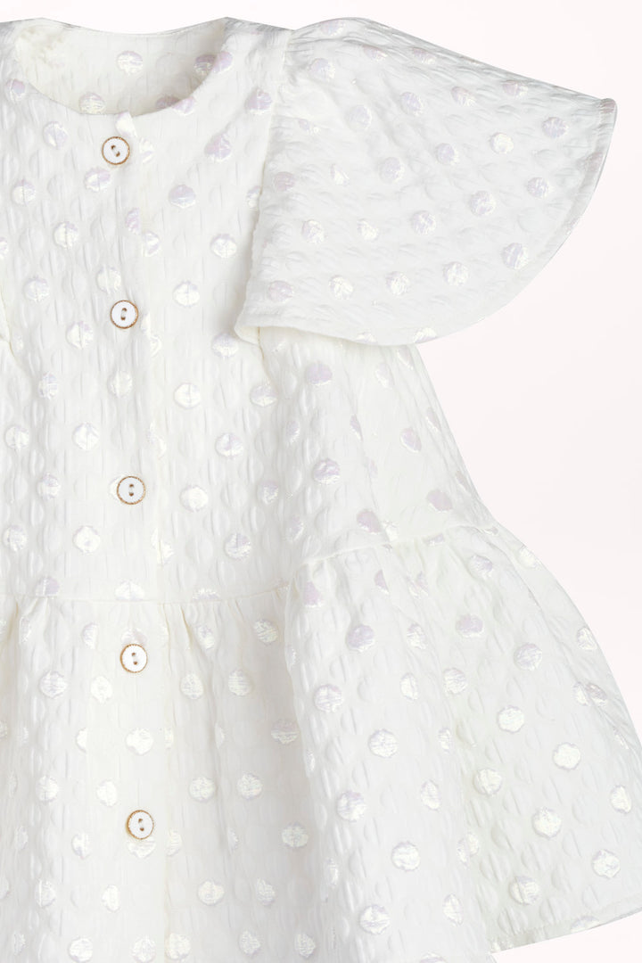 BUTTON-FRONT DRESS