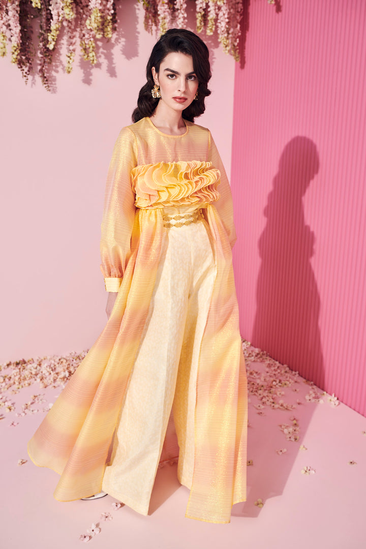 WIDE-LEG TAILORED TROUSERS
