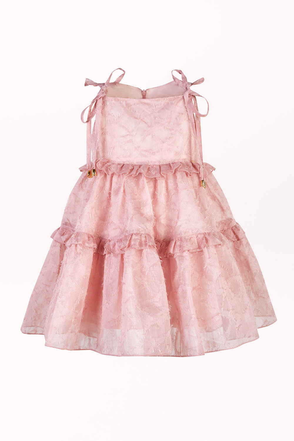 DRESS WITH BOW-TIE SHOULDER STRAPS