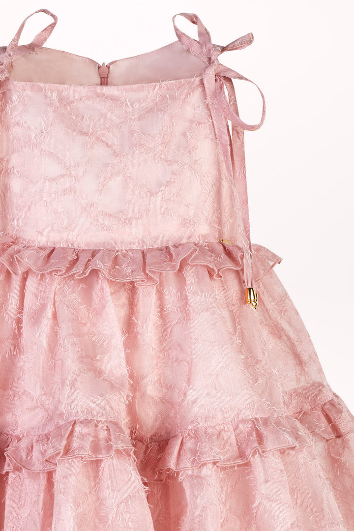 DRESS WITH BOW-TIE SHOULDER STRAPS