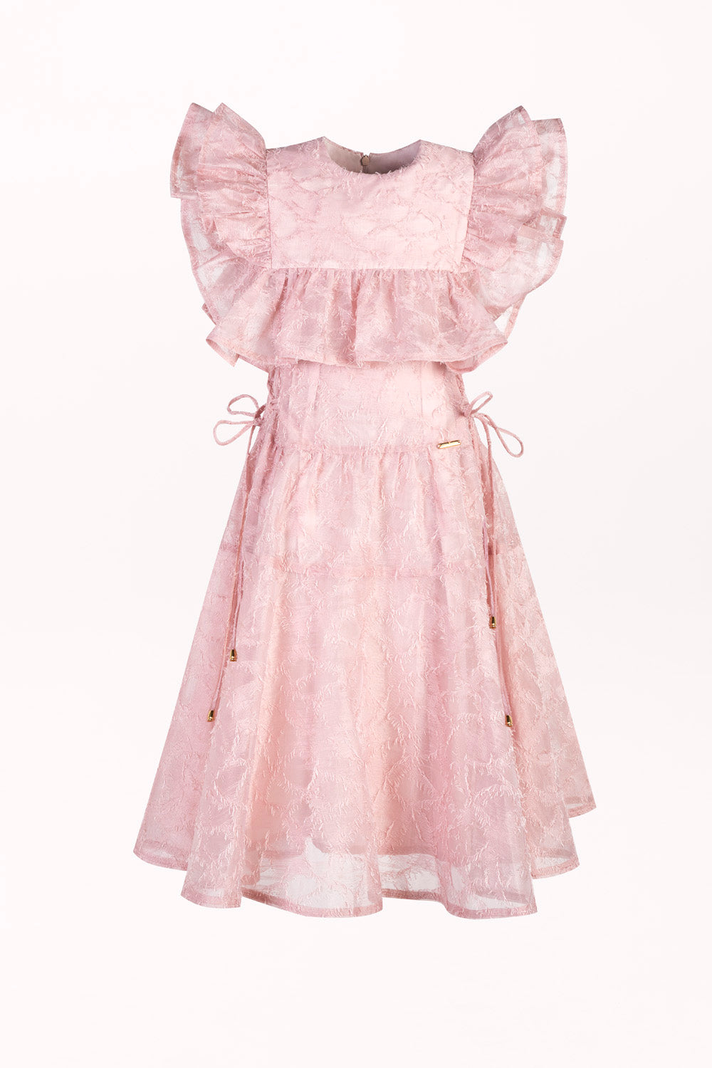 DRESS WITH SIDE LACING
