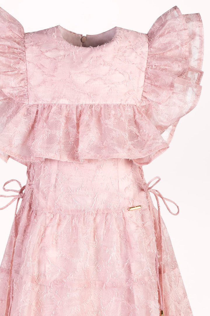 DRESS WITH SIDE LACING