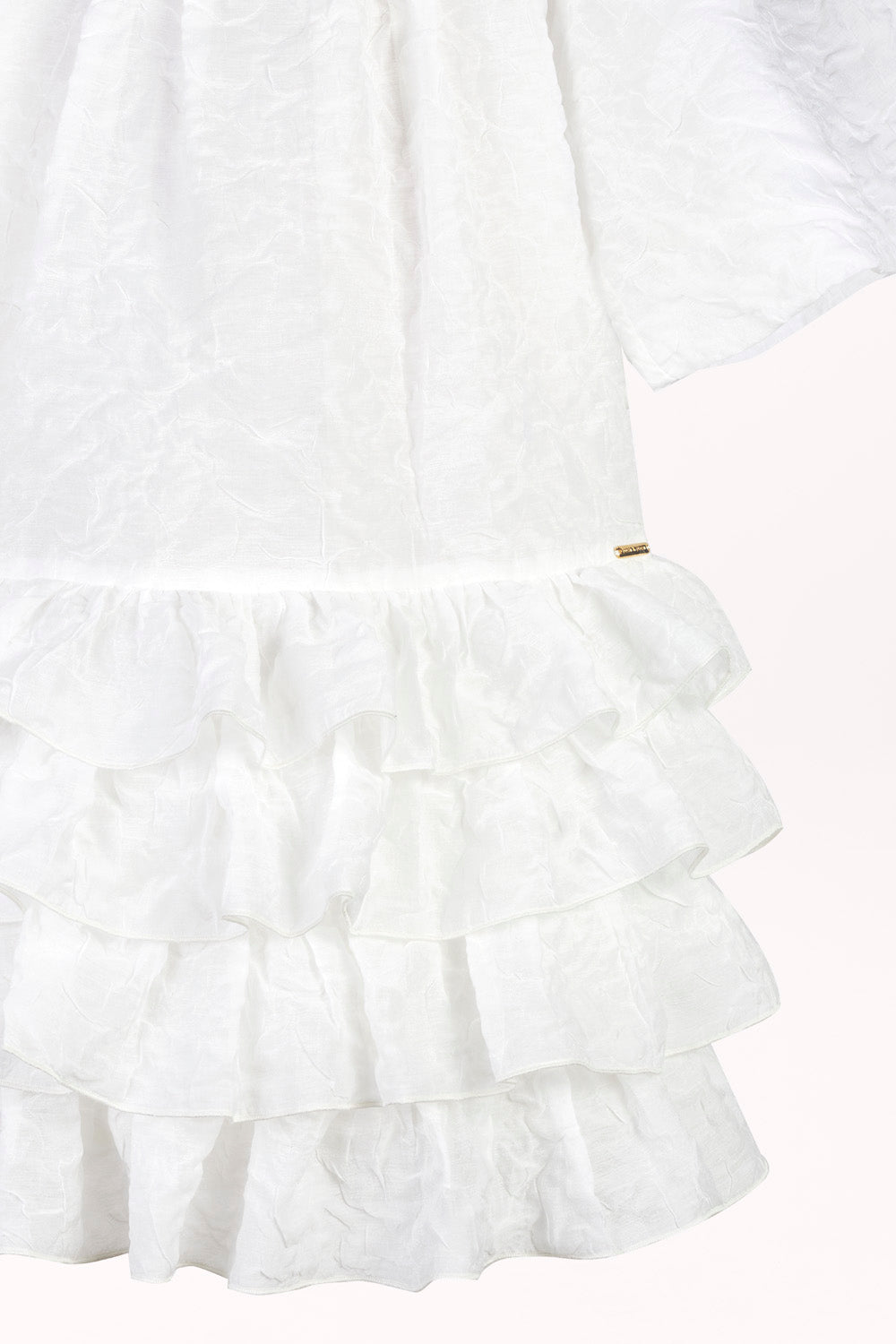 RELAXED-FIT DRESS WITH RUFFLES