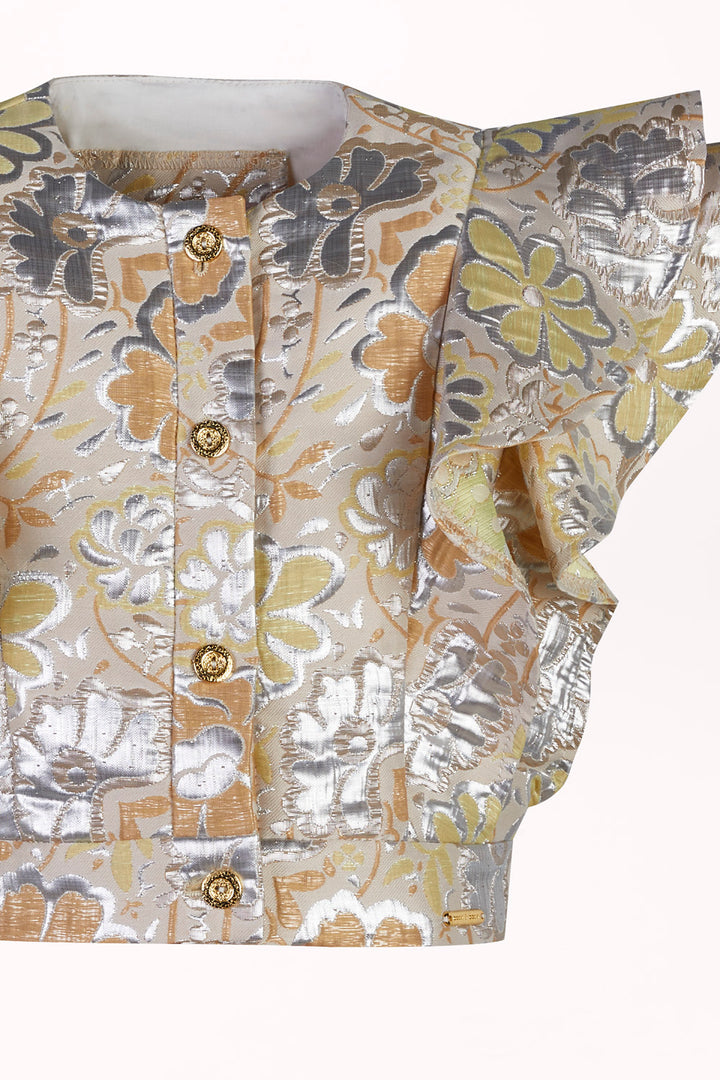 BLOUSE WITH BUTTERFLY SLEEVES